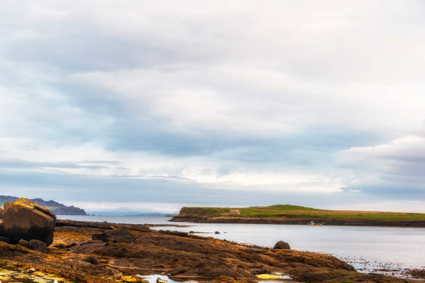 istock sunrise over Staffin coastal road 1061661368