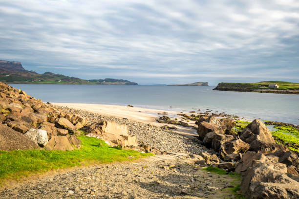 istock sunrise over Staffin coastal road 1061666556