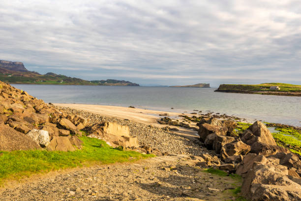 istock sunrise over Staffin coastal road 1061666562