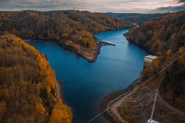 istock Rappbodetalsperre and Rappbode River in Harz Mountains National Park, Germany 1061668210