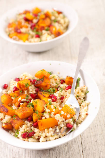 istock quinoa salad with pumpkin and pomegranate 1061668448