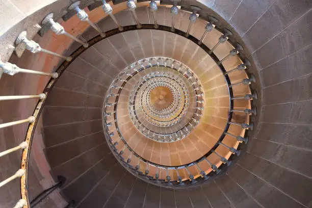 Photo of stairs of the lighthouse