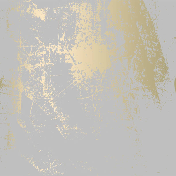 파스텔과 금색 색상에 추상 대리석 트렌디한 텍스처 - distressed metal pattern paint stock illustrations