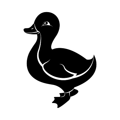 Ilustración de Vector De La Imagen Del Pato Negro Silueta De Patito y más Vectores Libres de Derechos de Animal - iStock Ilustración de Vector De La Imagen Del Pato Negro Silueta De Patito y más Vectores Libres de Derechos de Animal - iStock