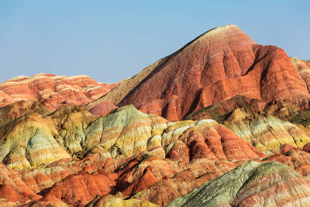 istock Rainbow Mountain in  Zhangye Danxia National Geopark, Gansu, China . 1061700780