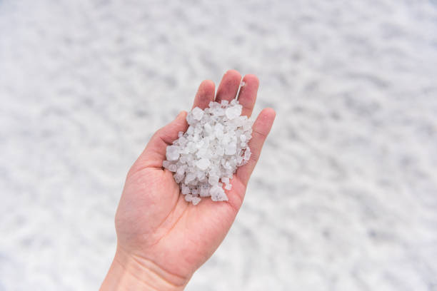 istock Holding Natural Sea Salt in his Hand 1061700884