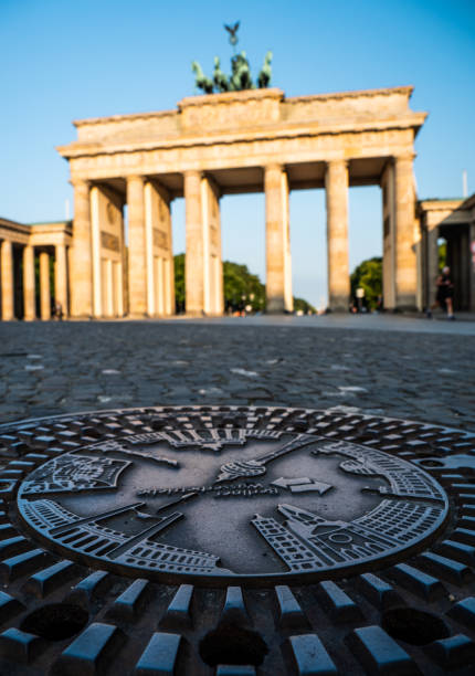 istock Brandenburg Gate at sunrise 1061710306