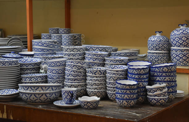 istock Tableware in a market in Thailand 1061713618