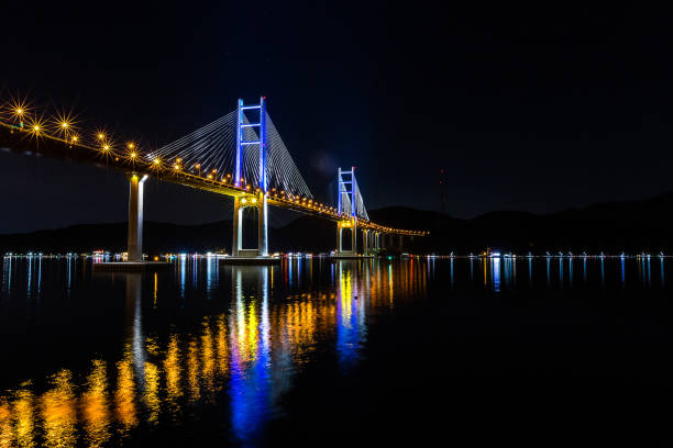 istock Night view of Machang Bridge 1061716792
