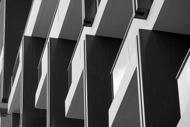 istock Abstract background architecture lines. modern architecture detail 1061717182