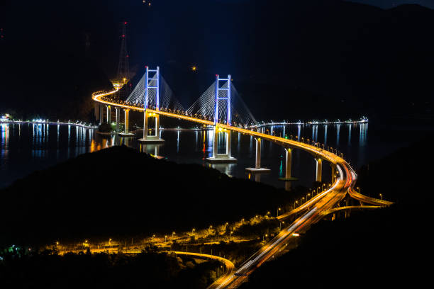 istock Night view of Machang Bridge 1061720054