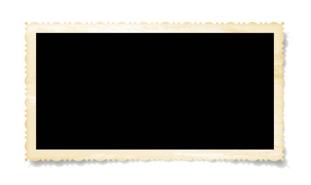 istock (Clipping path!) Blank old picture frame textured isolated on white background 1061730170