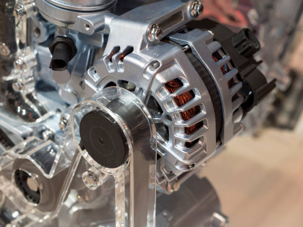 istock Close up detail of tuned car engine 1061742438