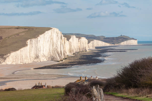 istock The Seven Sisters cliffs in late winter sunlight 1061742668