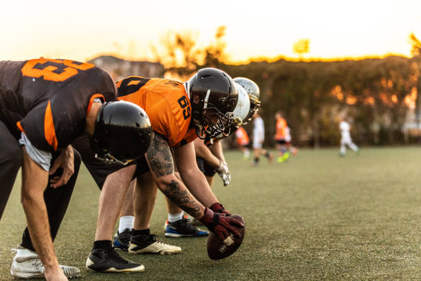 istock Football Team On Court 1061743824
