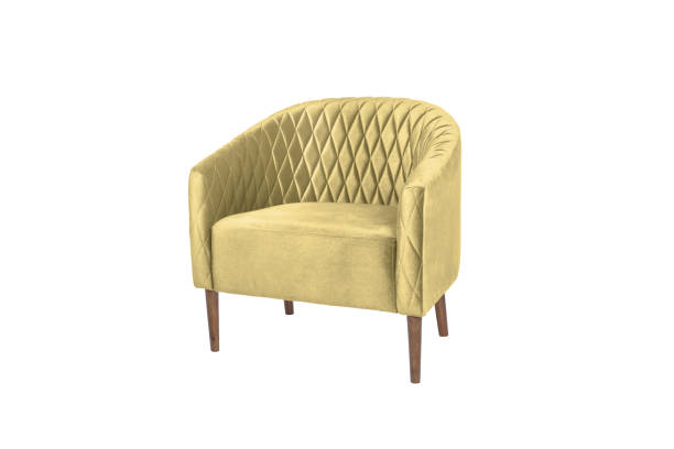 istock Color armchair. Modern chair on white background. Texture chair. 1061745544