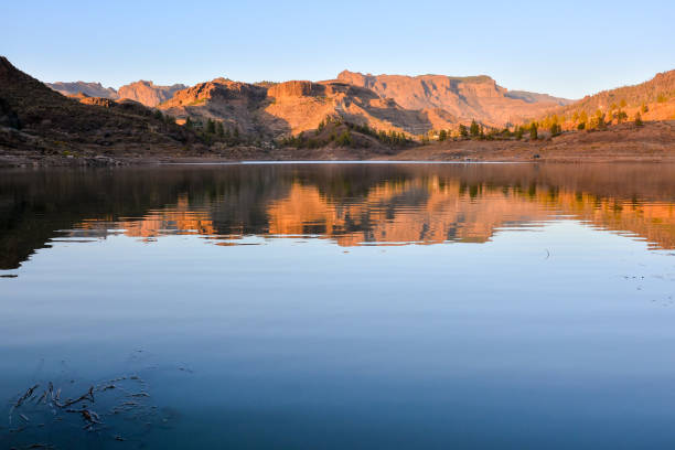 istock Dark Water Lake in Gran Canaria 1061749312