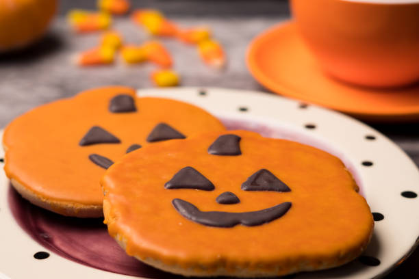 istock Halloweens Cookies and Tea 1061757912