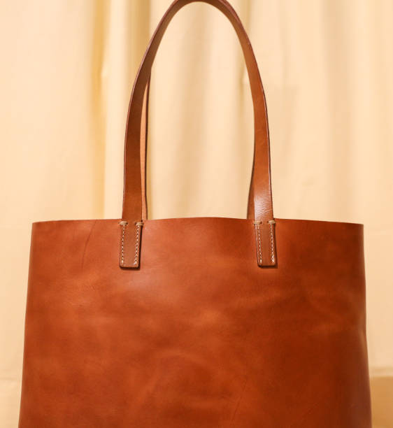istock Handbag brown color, close up 1061761340