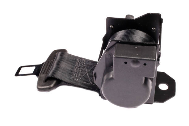 istock Automotive safety belt, white background 1061792674