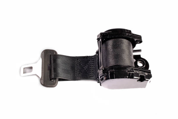 istock Automotive safety belt, white background 1061793828