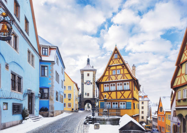 istock Medieval old Rothenburg ob der Tauber 1061798520