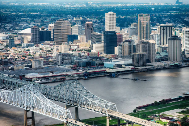 istock Downtown New Orleans Skyline Aerial 1061806778