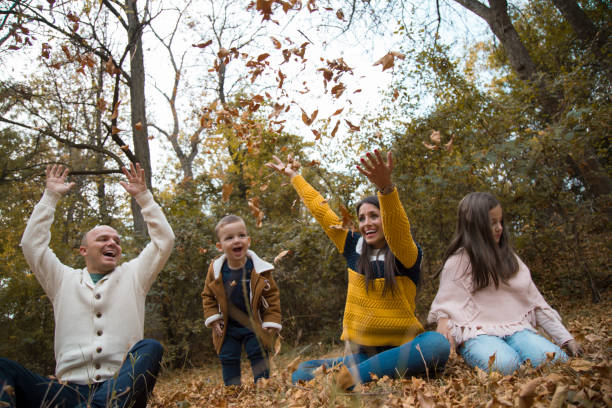 istock Family having fun in public park 1061810250
