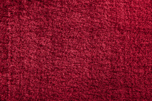 Furry carpet. Isolated on white background stock photo