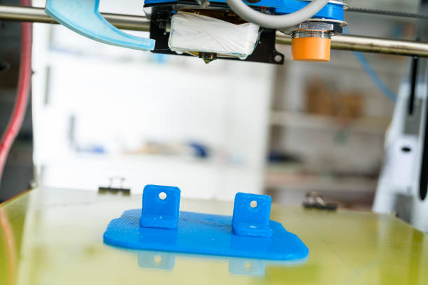 istock 3d printer of the device during the processe. 1061815528