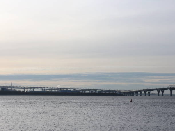 istock Seascape with port and flyovers 1061821368