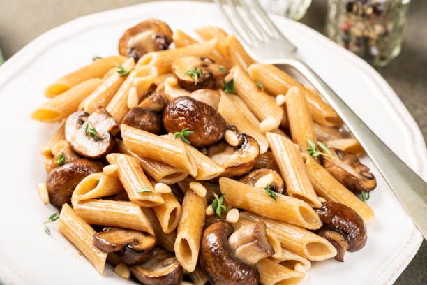 istock Homemade whole grain pasta penne 1061825372