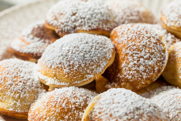 istock Homemade Dutch Poffertjes Pancakes 1061835016