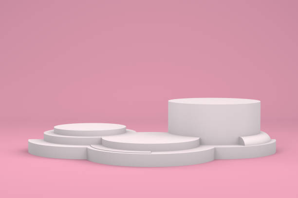 istock Empty Winner Podium, Pedestal, Showcase 1061835576