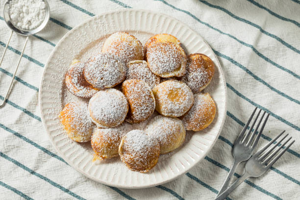 istock Homemade Dutch Poffertjes Pancakes 1061835690