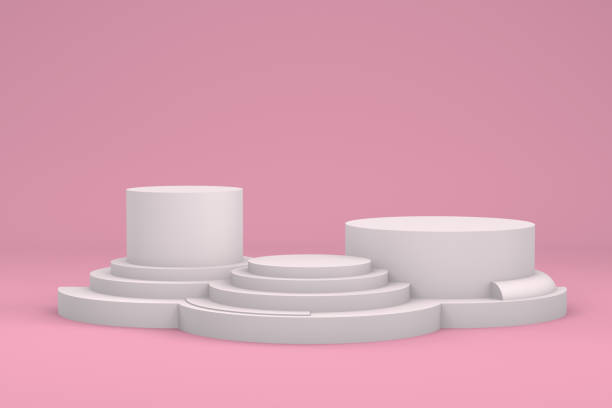 istock Empty Winner Podium, Pedestal, Showcase 1061835760