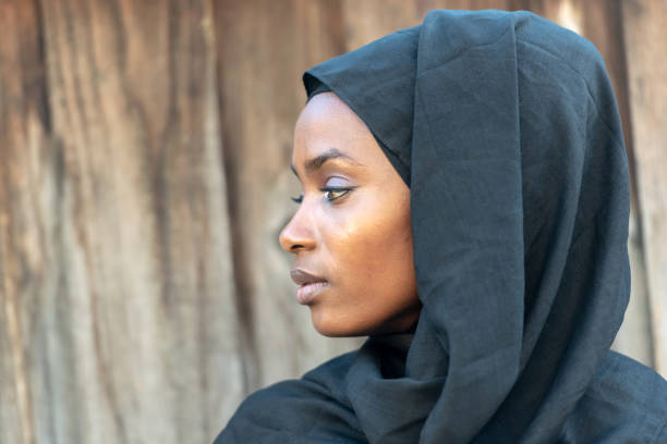 istock Muslim black young woman 1061835882