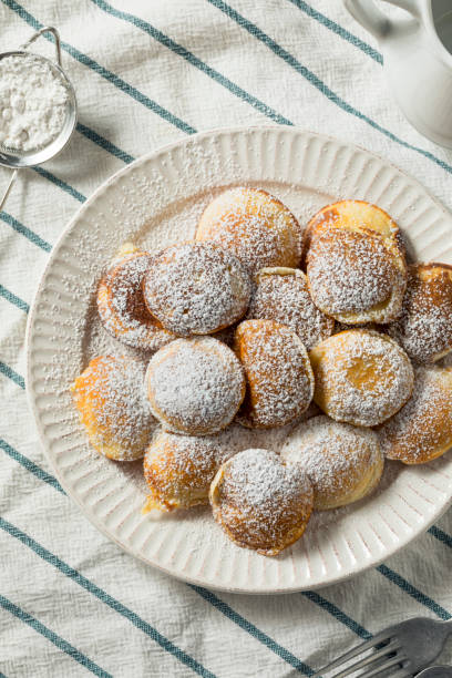 istock Homemade Dutch Poffertjes Pancakes 1061837708
