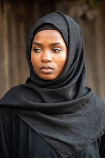 istock Muslim black young woman 1061837740