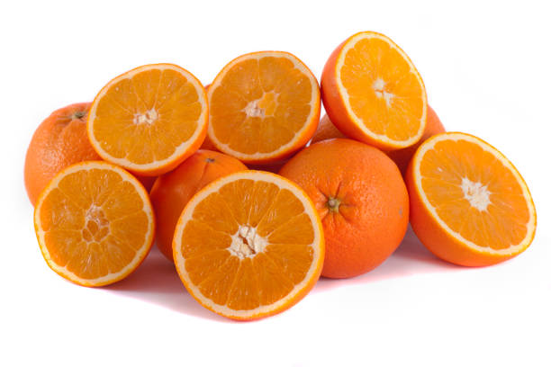 istock bunch of oranges isolated 1061838194