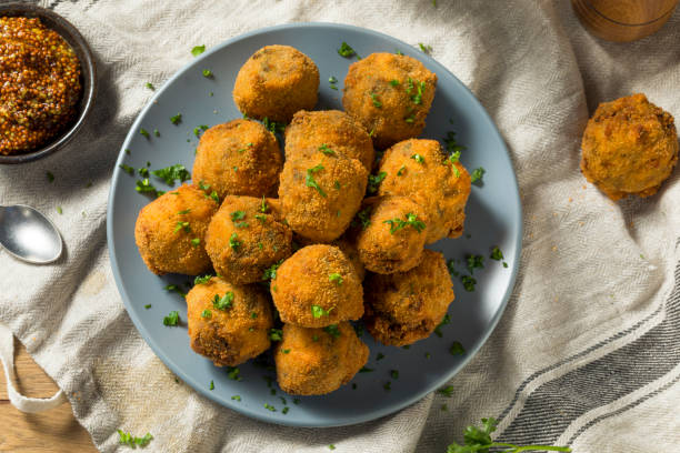 istock Fried Homemade Dutch Bitterballen 1061840956