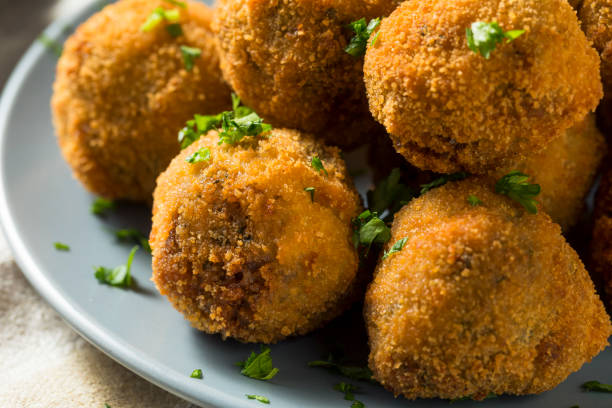 istock Fried Homemade Dutch Bitterballen 1061841094