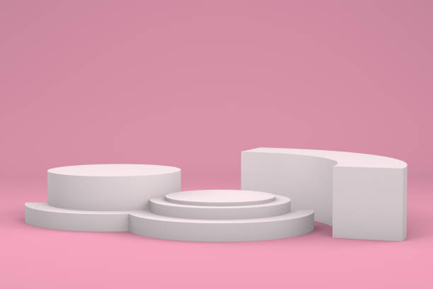 istock Empty Winner Podium, Pedestal, Showcase 1061846226