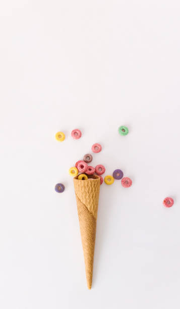 istock cornet full of cereals on white background 1061862346