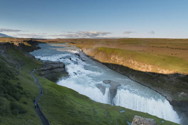 istock Icelandic Waterfall Gullfoss - Golden Falls 1061863660