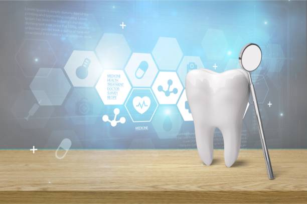 歯科医。 - smiling human teeth toothbrush moving up ストックフォトと画像