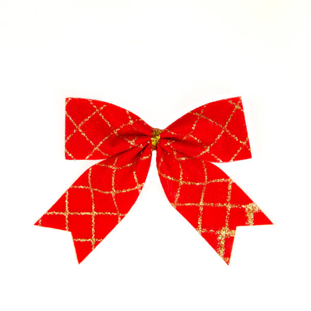 istock The Christmas Bow is a fancy red ribbon 1061876394