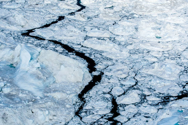 그린란드-jakobshavn 빙하 - icecap 뉴스 사진 이미지