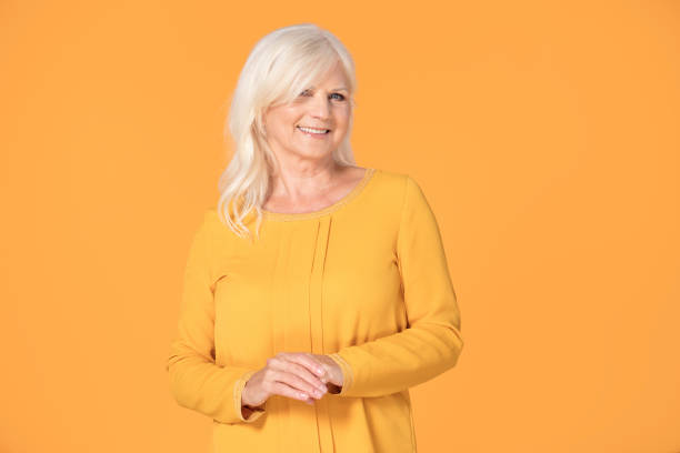 istock Attractive senior woman posing. 1061901834
