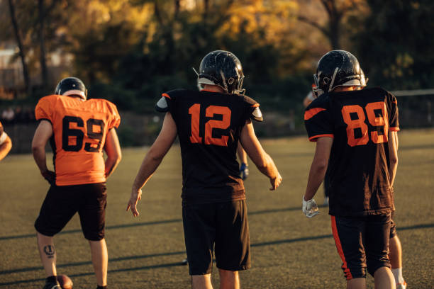 istock American football on field 1061902364